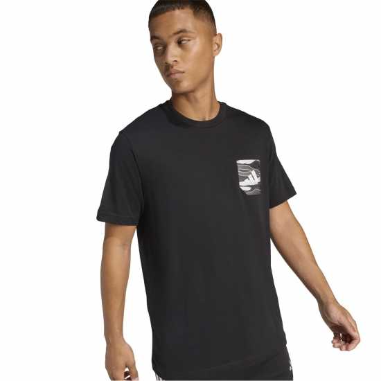 adidas Graphic Essentials Cotton Short Sleeve T-Shirt  