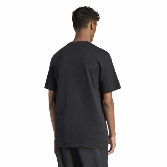 adidas Graphic Logo T-Shirt Mens Black BOS adidas Graphic Logo T-Shirt Mens Black BOS