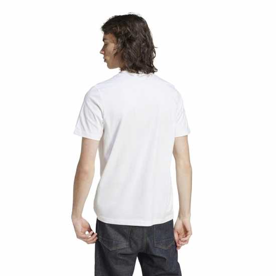 Adidas Мъжка Риза Graphic Logo T-Shirt Mens White Multi Мъжки ризи
