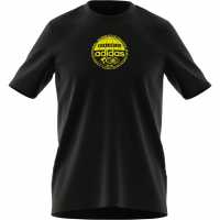 Adidas Мъжка Риза Graphic Logo T-Shirt Mens Black Globe Мъжки тениски с яка