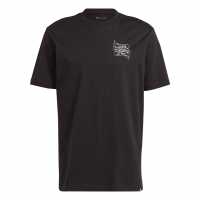 Adidas Мъжка Риза Graphic Logo T-Shirt Mens Black SW Мъжки ризи