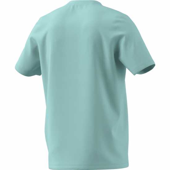 Adidas Мъжка Риза Graphic Logo T-Shirt Mens Semi Flash Aqua Мъжки ризи