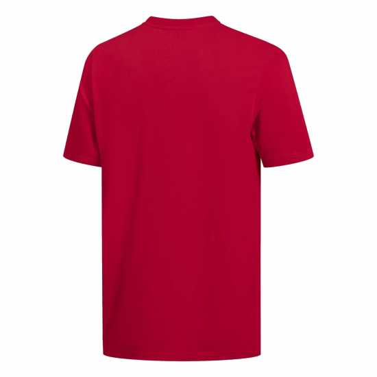 Adidas Мъжка Риза Graphic Logo T-Shirt Mens Red BOS Мъжки тениски с яка