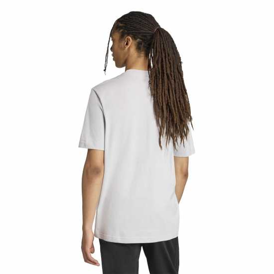 adidas Graphic Essentials Cotton Short Sleeve T-Shirt Средно сиво SPW 