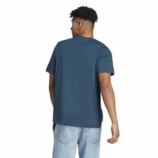 Adidas Мъжка Риза Graphic Logo T-Shirt Mens Grey Distort Мъжки ризи