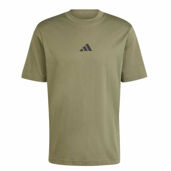 Adidas Мъжка Риза Graphic Logo T-Shirt Mens Оливен Страта SL 