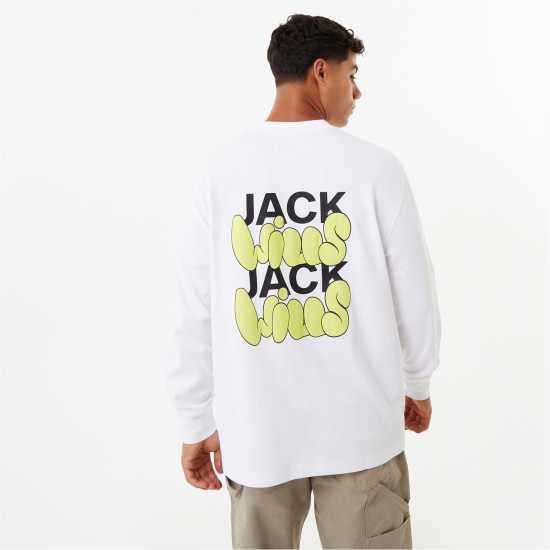 Jack Wills Long Sleeve Bubble Tee  Мъжки ризи