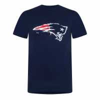 Nfl Splatter Tee Unisex Adults Ню Ингланд Пейтриътс 