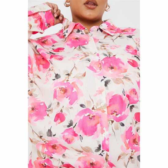 In The Style Curve Pink Shirt