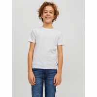 Jack And Jones Regular Fit T-Shirt Juniors Бяло Детски тениски и фланелки