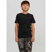 Jack And Jones Regular Fit T-Shirt Juniors Черно Детски тениски и фланелки