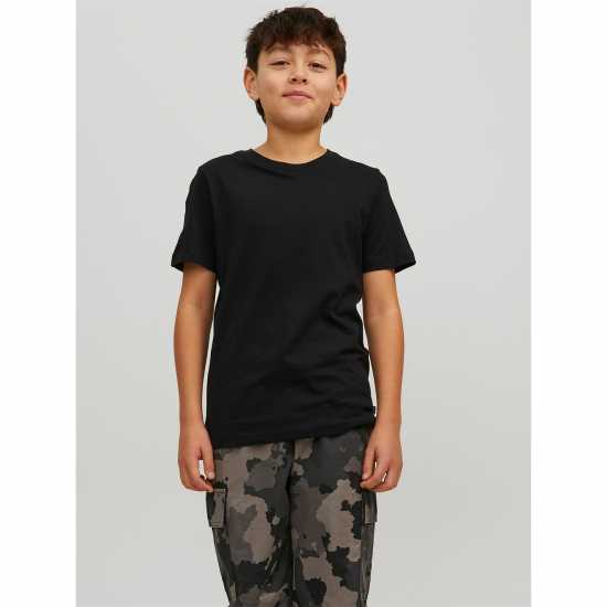 Jack And Jones Regular Fit T-Shirt Juniors Черно Детски тениски и фланелки