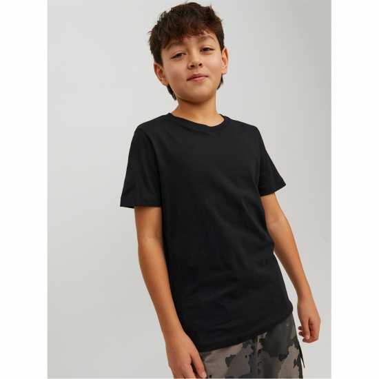 Jack And Jones Regular Fit T-Shirt Juniors Черно Детски тениски и фланелки