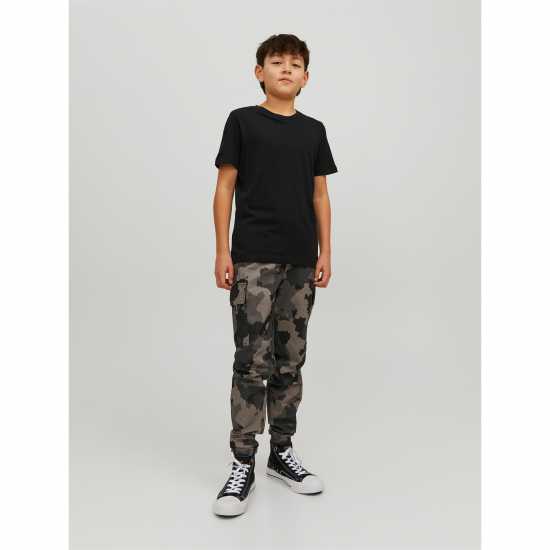 Jack And Jones Regular Fit T-Shirt Juniors Черно Детски тениски и фланелки