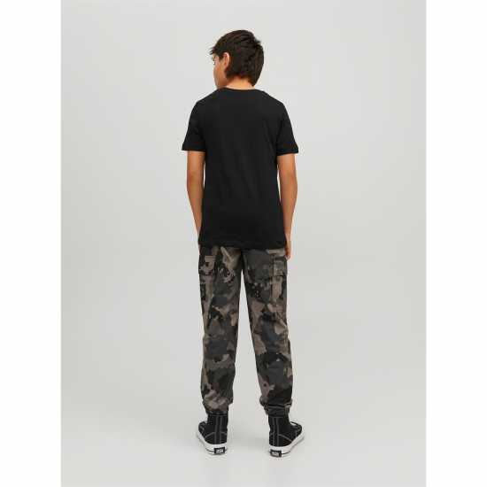 Jack And Jones Regular Fit T-Shirt Juniors Черно Детски тениски и фланелки