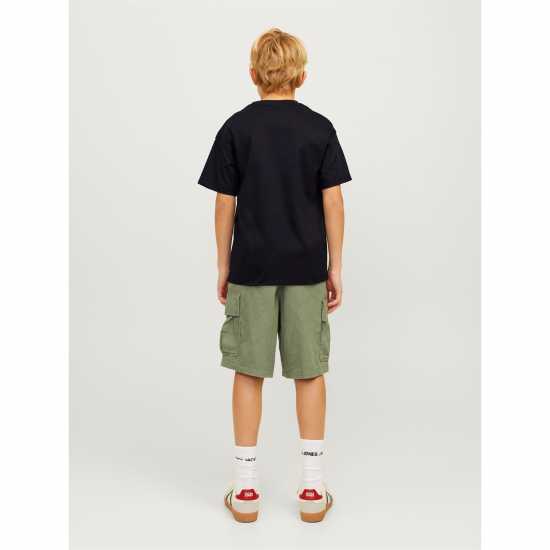 Jack And Jones Regular Fit T-Shirt Juniors Черно Детски тениски и фланелки