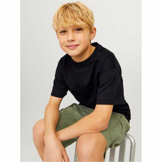 Jack And Jones Regular Fit T-Shirt Juniors Черно Детски тениски и фланелки