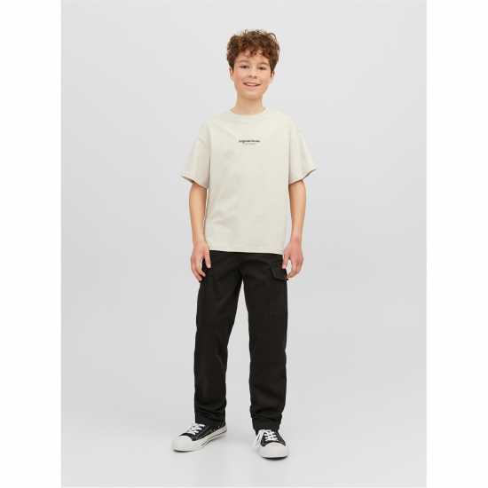 Детски тениски и фланелки Jack And Jones Logo T-Shirt Juniors Лунна лъчина Jack And Jones Logo T-Shirt Juniors Лунна лъчина Детски тениски и фланелки