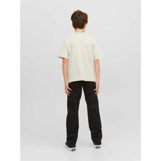 Детски тениски и фланелки Jack And Jones Logo T-Shirt Juniors Лунна лъчина Jack And Jones Logo T-Shirt Juniors Лунна лъчина Детски тениски и фланелки