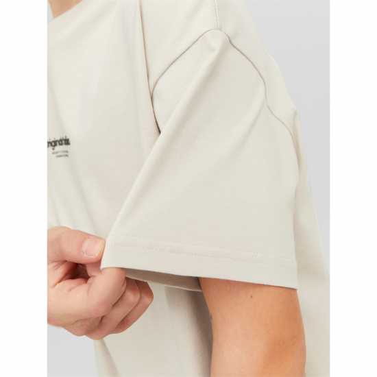 Детски тениски и фланелки Jack And Jones Logo T-Shirt Juniors Лунна лъчина Jack And Jones Logo T-Shirt Juniors Лунна лъчина Детски тениски и фланелки