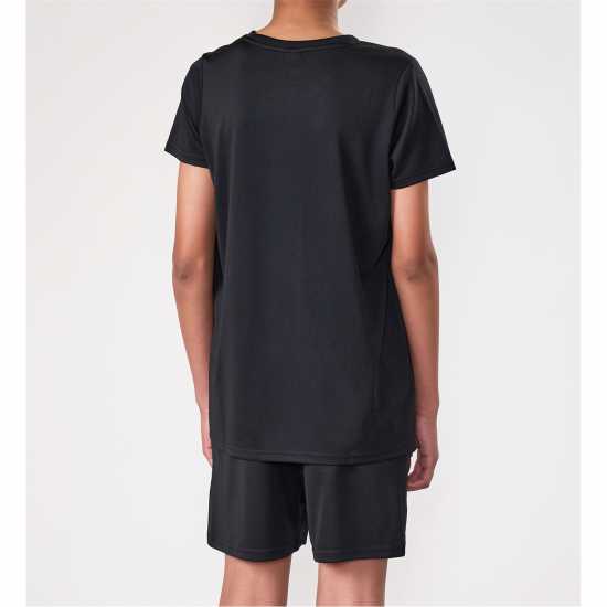 Детски тениски и фланелки Gym King Poly Tee Jn53 Black Gym King Poly Tee Jn53 Black Детски тениски и фланелки