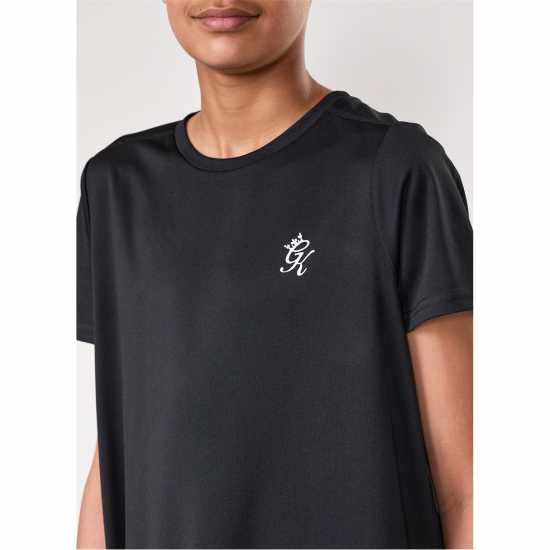 Детски тениски и фланелки Gym King Poly Tee Jn53 Black Gym King Poly Tee Jn53 Black Детски тениски и фланелки