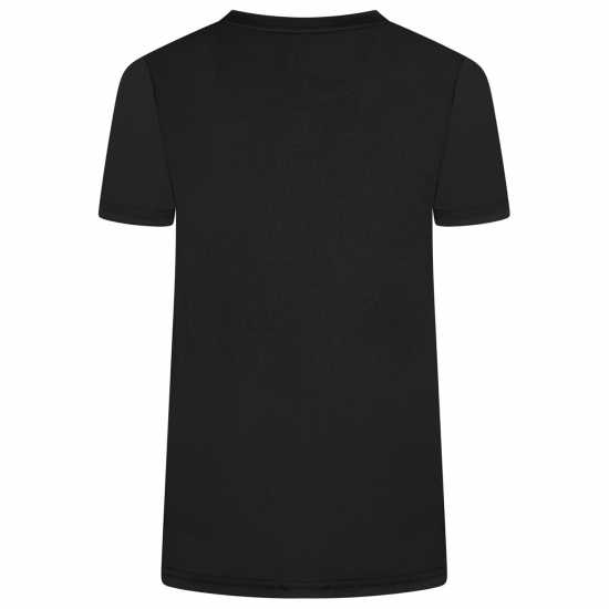 Детски тениски и фланелки Gym King Poly Tee Jn53 Black Gym King Poly Tee Jn53 Black Детски тениски и фланелки