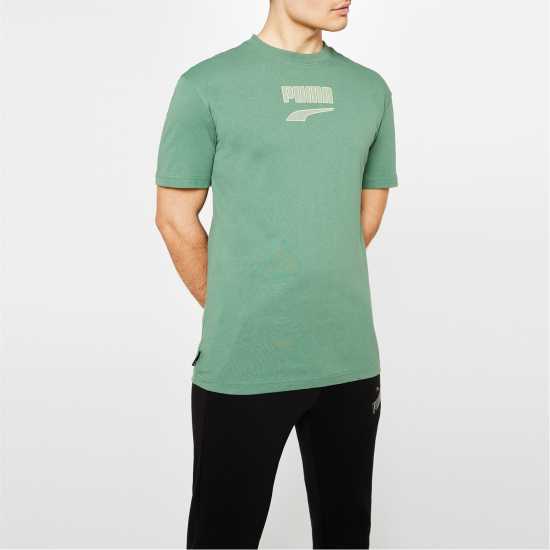 Puma Тениска Dt Logo T Shirt Deep Forest Мъжки ризи