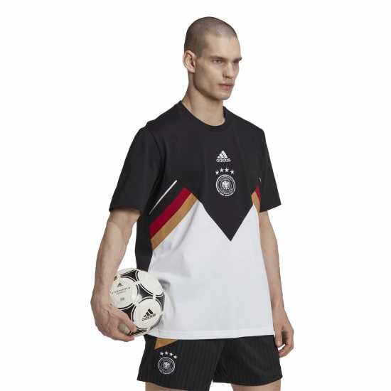 Adidas Germany Icon Heavy Cotton T-Shirt 2022 2023 Adults  Мъжки ризи