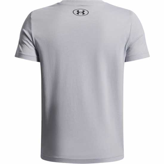 Under Armour Foundation Ss Jn54 Mod Grey/Heathr Детски тениски и фланелки