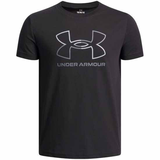 Under Armour Foundation Ss Jn54 Black Детски тениски и фланелки