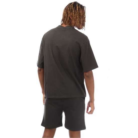 Hype Adults Oversized T-Shirt Черно Hype Adults Oversized T-Shirt Черно