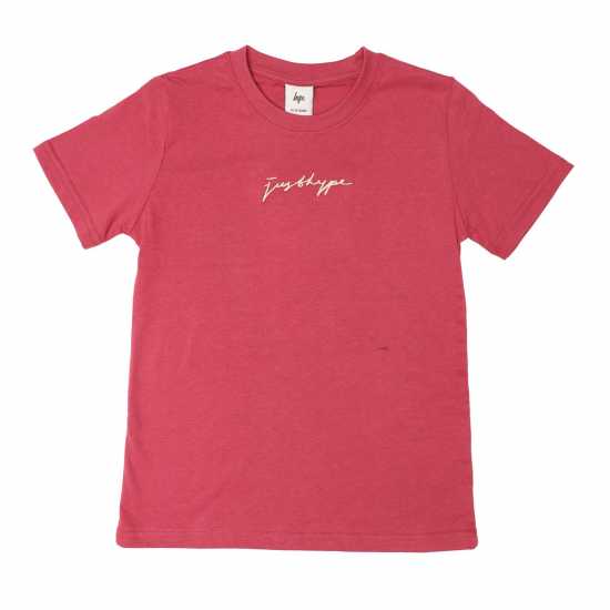 Hype Reg Tee Jn99 Розово Детски тениски и фланелки