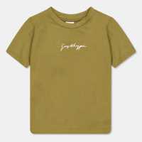 Hype Reg Tee Jn99 Олива Детски тениски и фланелки