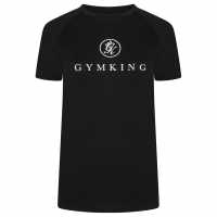 Gym King Pro Tee Jn53 Black Детски тениски и фланелки