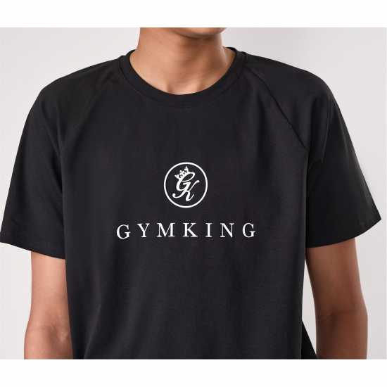 Gym King Pro Tee Jn53 Black Детски тениски и фланелки
