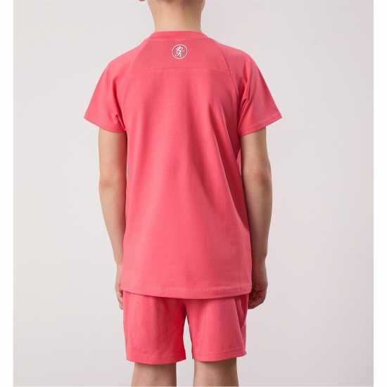 Gym King Pro Tee Jn53 Coral Детски тениски и фланелки