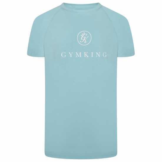 Gym King Pro Tee Jn53 Aqua Sky Детски тениски и фланелки