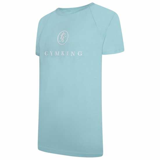 Gym King Pro Tee Jn53 Aqua Sky Детски тениски и фланелки
