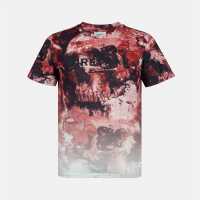 Firetrap Мъжка Тениска Sub T Shirt Mens Burgundy 