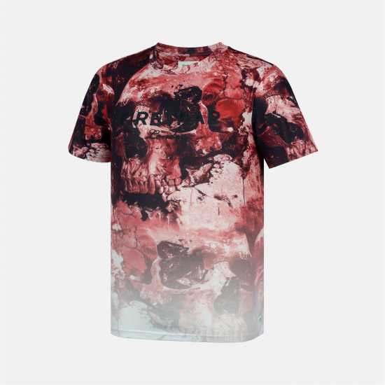 Firetrap Мъжка Тениска Sub T Shirt Mens Burgundy 