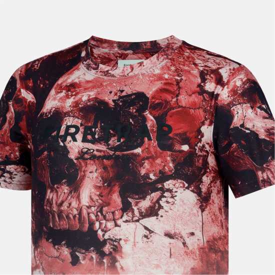 Firetrap Мъжка Тениска Sub T Shirt Mens Burgundy 