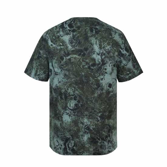 Firetrap Мъжка Тениска Sub T Shirt Mens Глитч Скъл 
