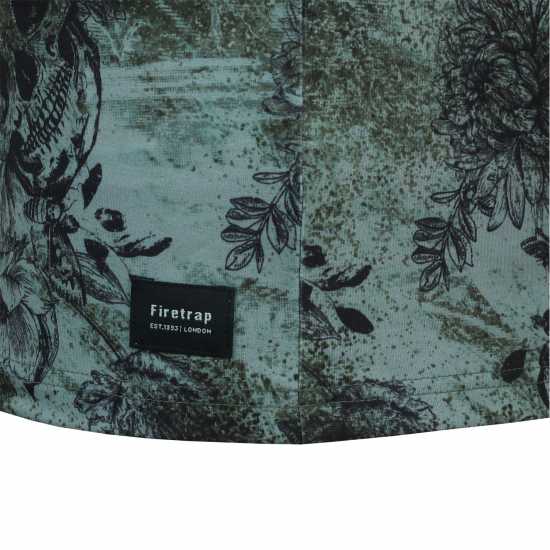 Firetrap Мъжка Тениска Sub T Shirt Mens Глитч Скъл 
