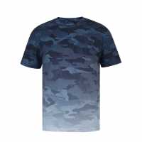 Firetrap Мъжка Тениска Sub T Shirt Mens Нави Каму 
