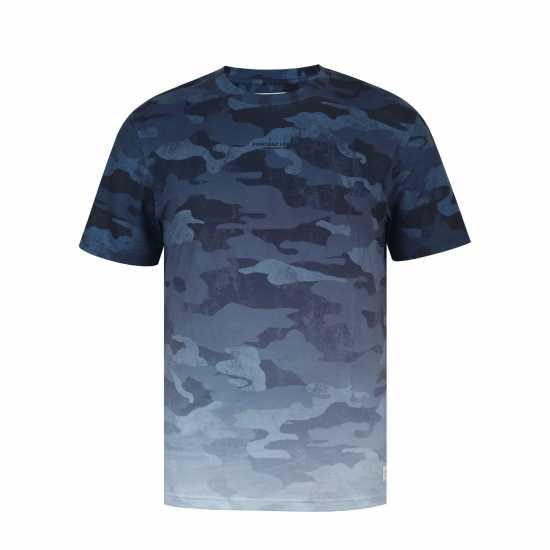 Firetrap Мъжка Тениска Sub T Shirt Mens Нави Каму 