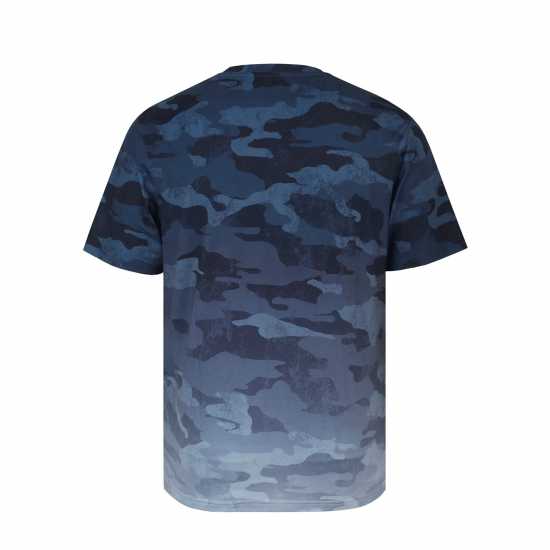 Firetrap Мъжка Тениска Sub T Shirt Mens Нави Каму 