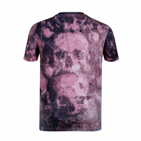 Firetrap Мъжка Тениска Sub T Shirt Mens Burg Skull Мъжко облекло за едри хора