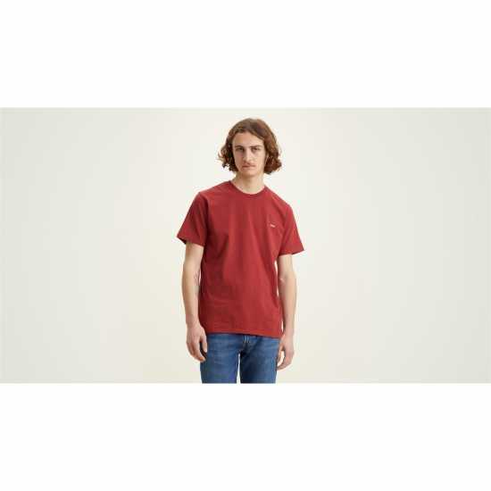 Levis Тениска Original T Shirt Brick Red Holiday Essentials