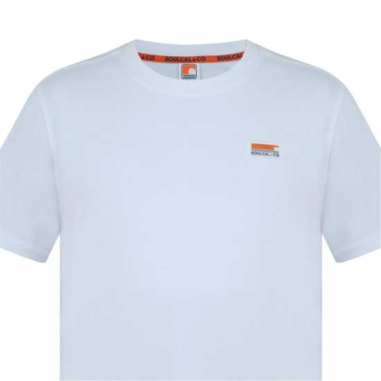 Soulcal Signature Regular Fit T-Shirt Бяло 